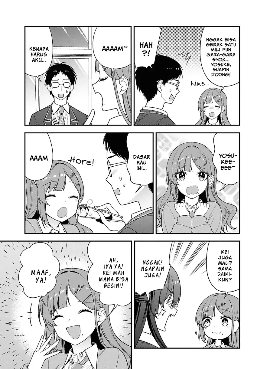 Tonari no Seki no Yankee Shimizu-san ga Kami o Kuroku Sometekita chapter 14 halaman 28