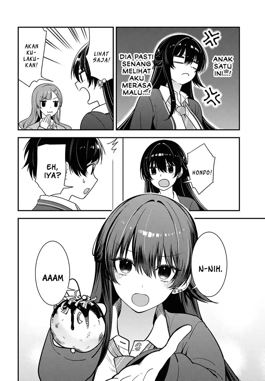 Tonari no Seki no Yankee Shimizu-san ga Kami o Kuroku Sometekita chapter 14 halaman 29