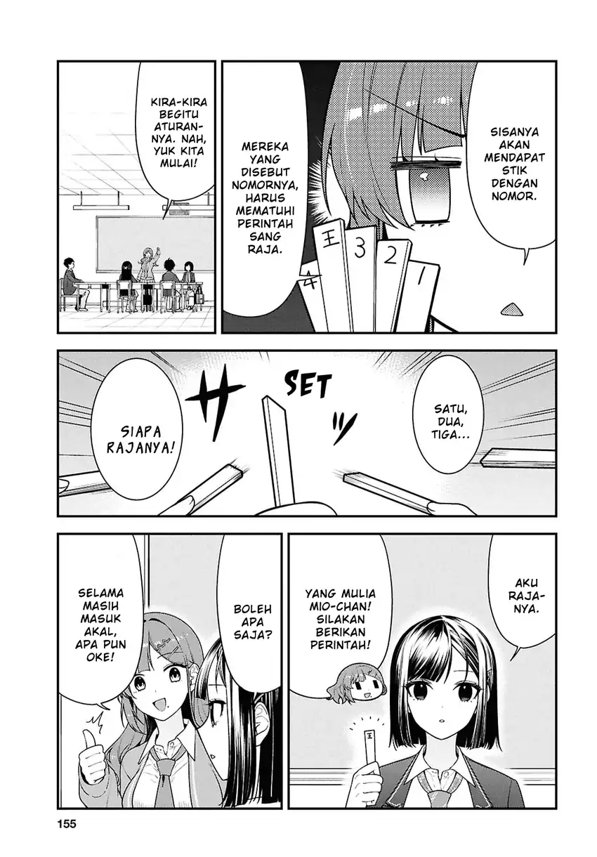 Tonari no Seki no Yankee Shimizu-san ga Kami o Kuroku Sometekita chapter 14 halaman 5